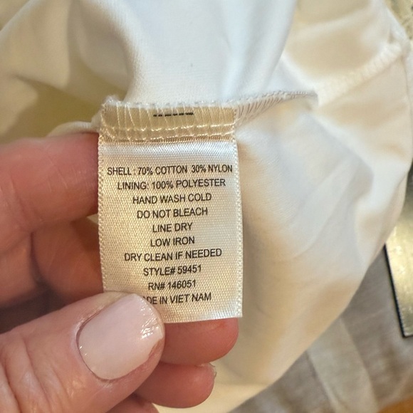 Monteau Ladies’ size L Elegant White Lace A-line Dress - Picture 6 of 9